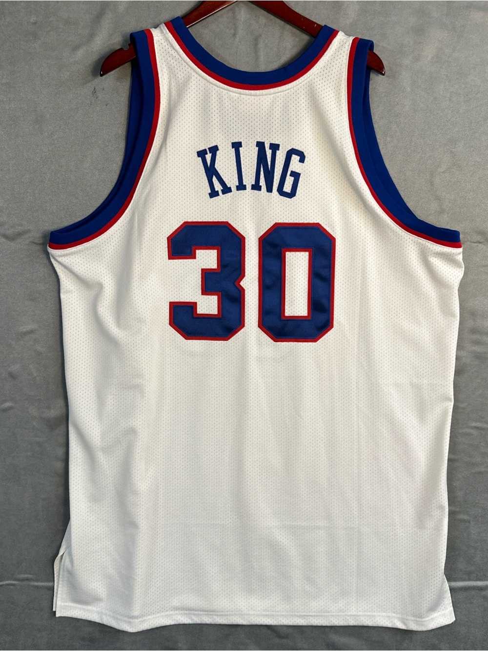 Mitchell & Ness Bernard King #30 Washington Bullets Authentic Jersey 56 White
